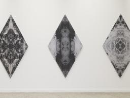 Aidan Hartshorn, "They” #3, #4, #5 - "They" Series, 2022, Digital image on aluminum composite. Photo: Brenton McGeachie