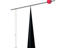 Elements of Balance, 2019, aluminium, titanium, 750 yellow gold. Photo: Andrew Sikorski