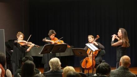 From left, Kirsten Williams, Tahlia Petrosian Rachel Johnston and Sally Walker. Photo: Yun Hu