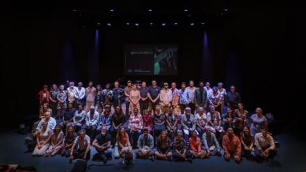 Image: The Gathering. Photp by Murrawarri/Ngiyambaa/Wiradjuri Photographer Stephen Wilson Barker