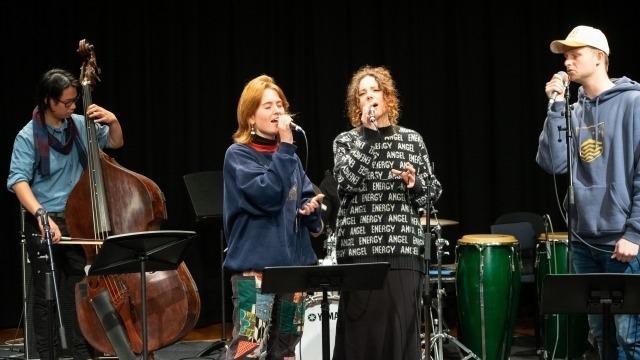 Image: Lachlan's Ensemble at Jazz & Contemporary Ensembles Concerts, May 2024. Photo by Yun Hu/ANU