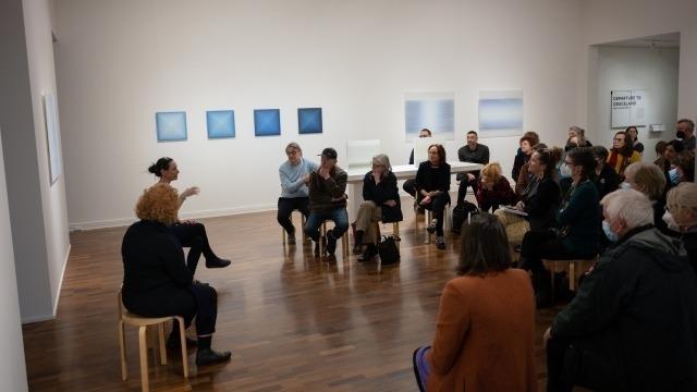 Jessica Loughlin in conversation, JamFactory, Adelaide, 2022, photographer: Rachel Harris