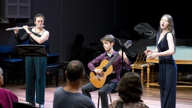 Image: Student Lunchtime Chamber Music Concert, 2024. Photo by Yun Hu /ANU.